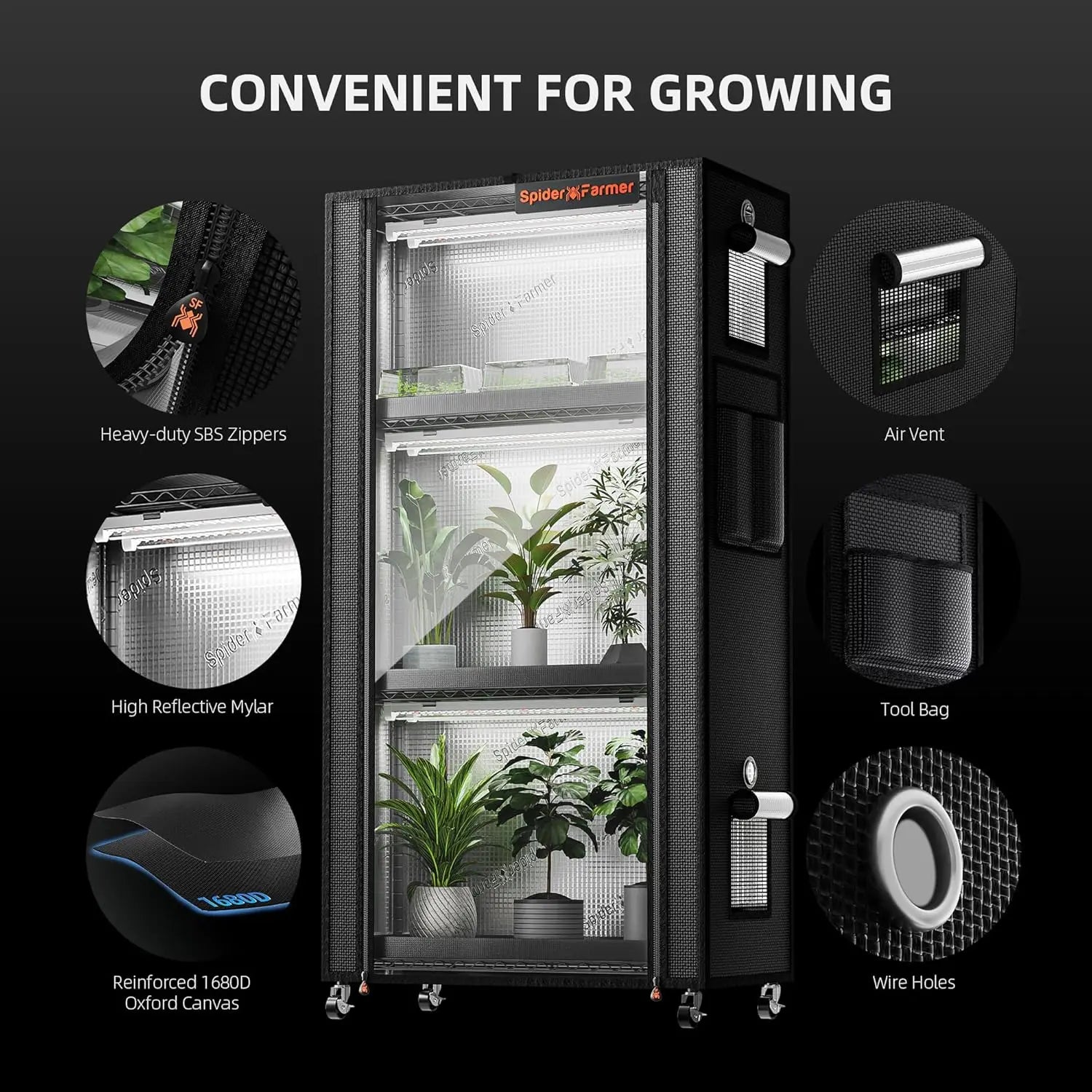 Grow Shelf 2 + tent