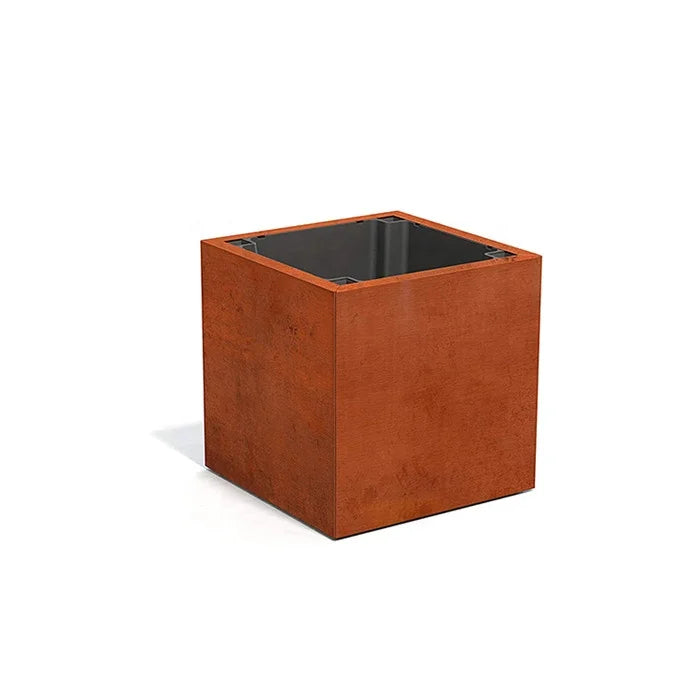 Outdoor Corten Steel Planter Box Big Planter Square Flower Pots