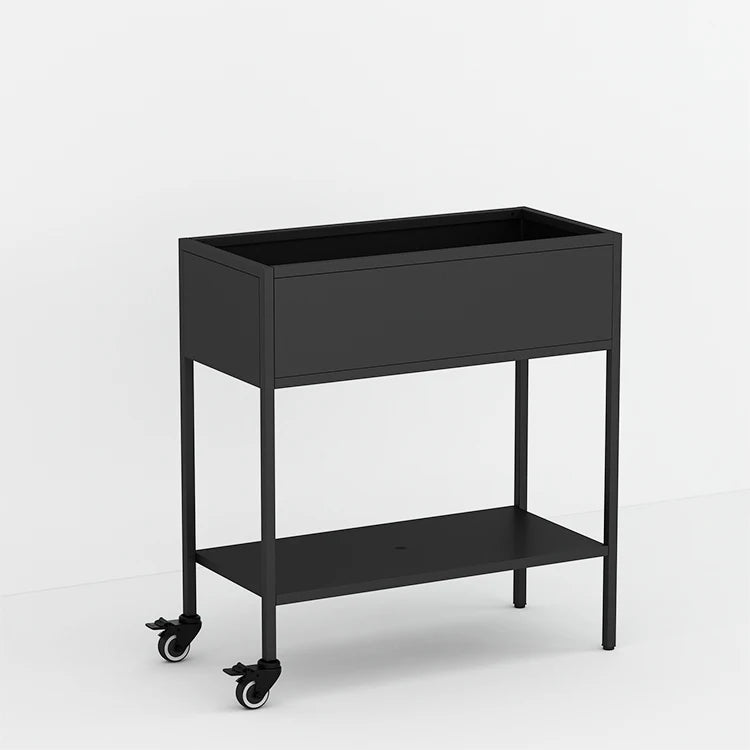 Planters Box Steel Raised Vegetable Flower Raised Bed Metal Galvanized Raised Steel Garden Bed with Wheels