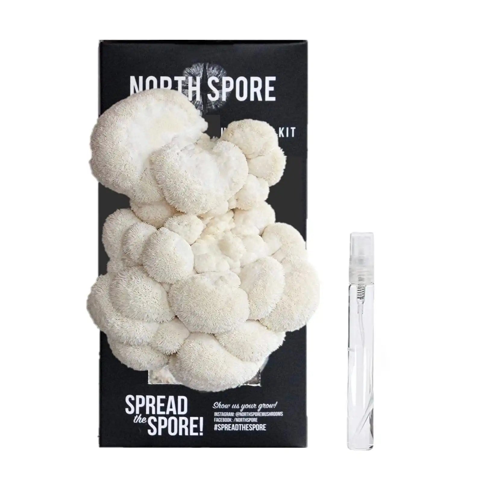 Indoor Lion's Mane Mushroom Grow Kit Home Plant Spore Mushroom Seeds Kit for Growing