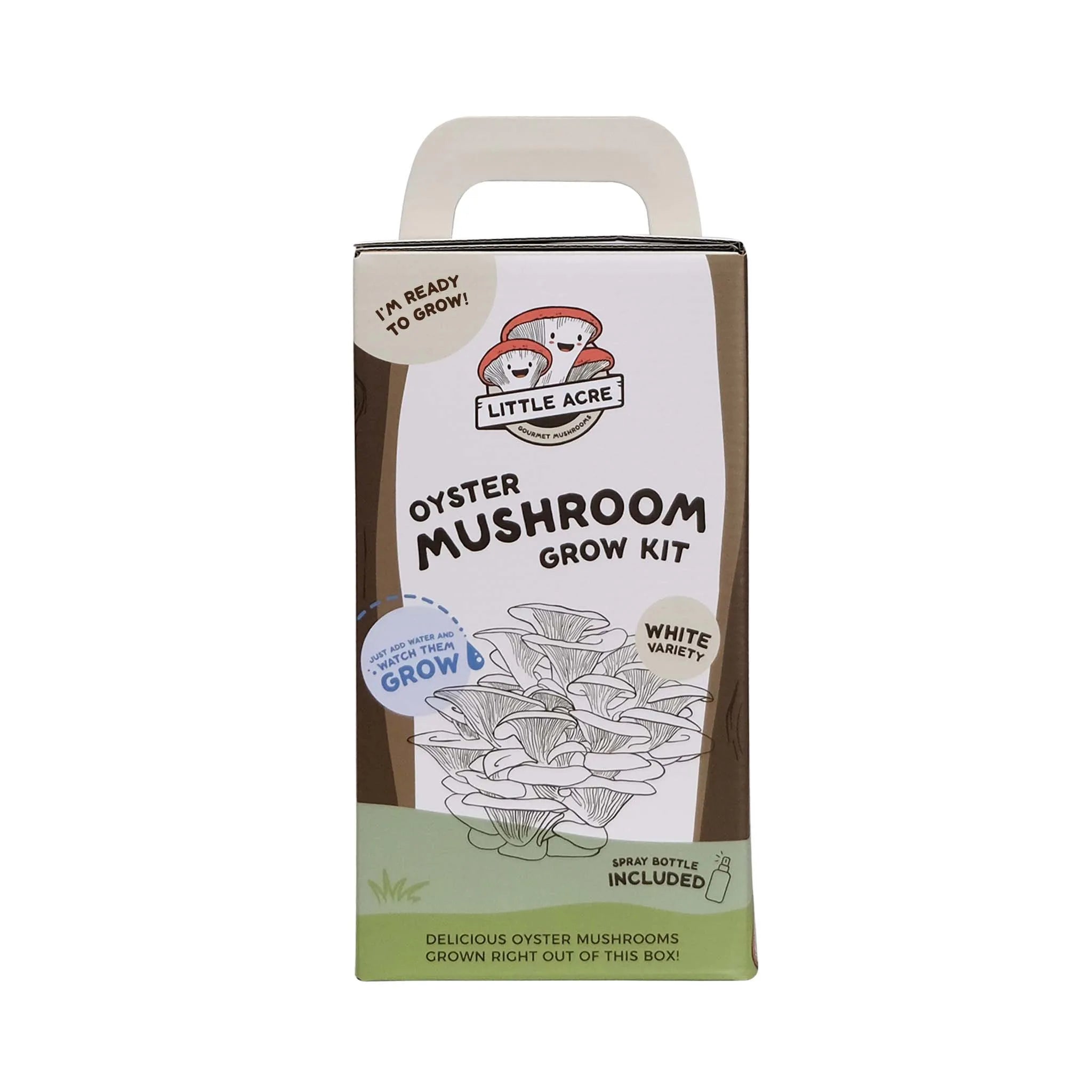 White Oyster Mushroom Grow Kit Fresh Plant Grower Kit Plant Growing Kit