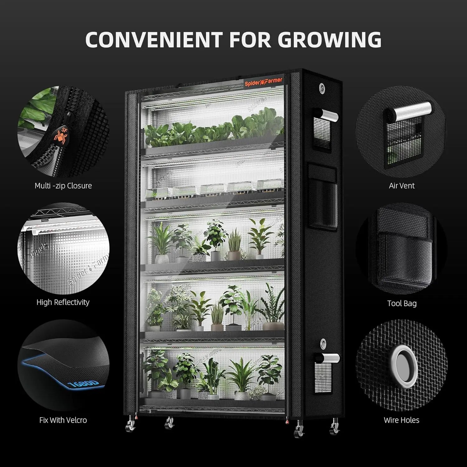 Grow Shelf 3 + tent